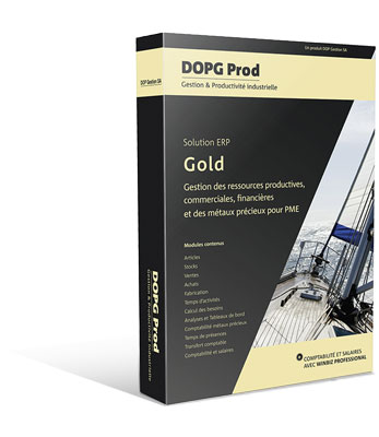 DOPGprod-GOLD DOPG prod ERP Métaux précieux